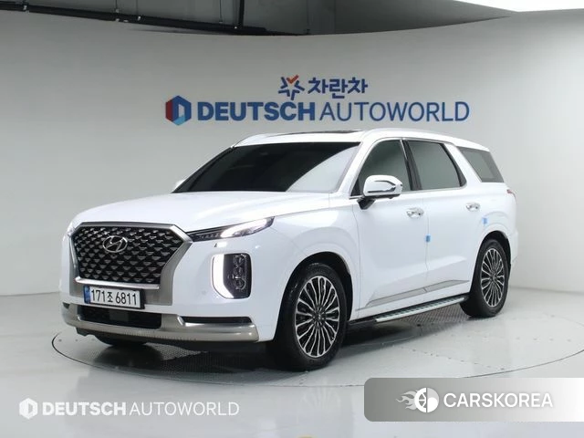 Hyundai Palisade 2022 Белый из Кореи