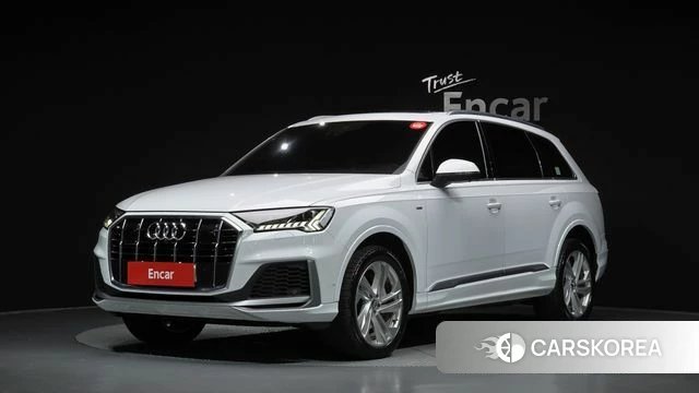 Audi Q7 (4M) 2021 Белый из Кореи