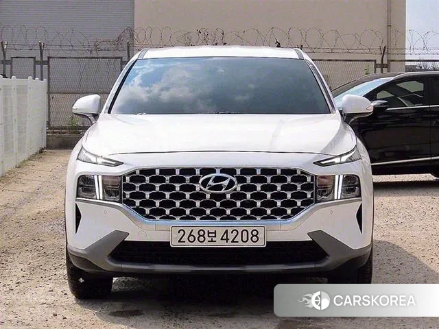 Hyundai The New Santa Fe 2021 Белый из Кореи