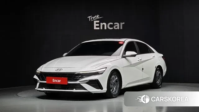 Hyundai The New Avante Hybrid (CN7) 2023 Белый из Кореи