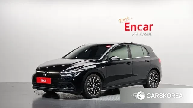 Volkswagen Golf 8th Generation 2022 Черный из Кореи