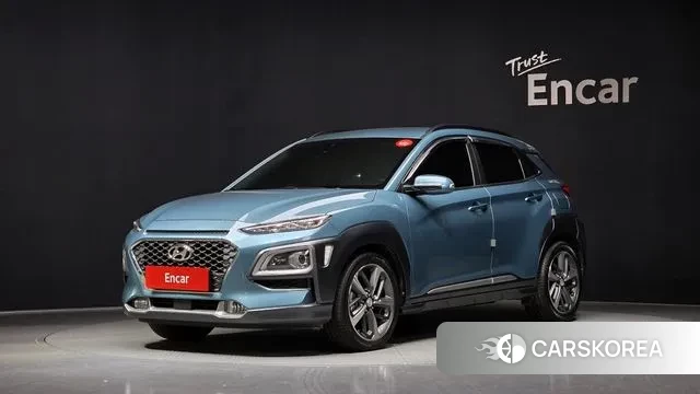 Hyundai Kona 2019 Небесно-голубой из Кореи