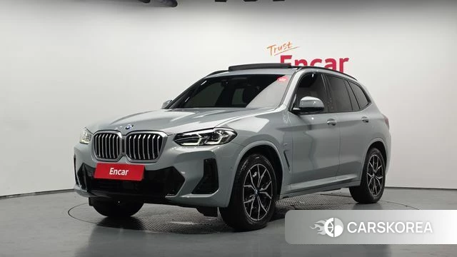 BMW X3 (G01) 2022 Светло-серебряный цвет из Кореи