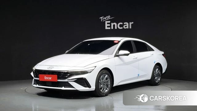Hyundai The New Avante (CN7) 2024 Белый из Кореи