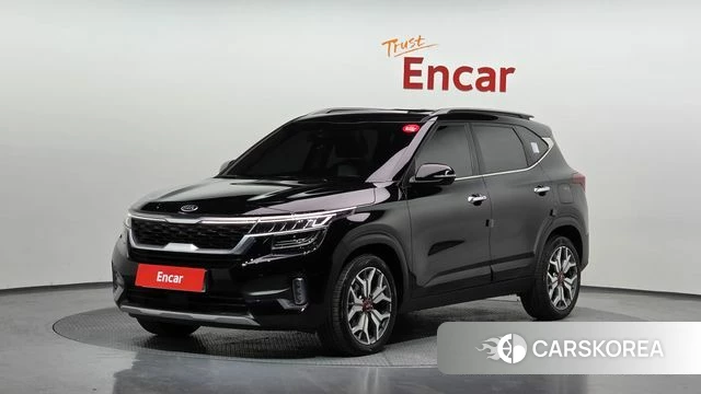 Kia Seltos 2020 Черный из Кореи