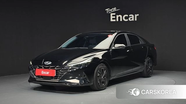 Hyundai Avante (CN7) 2021 Черный из Кореи