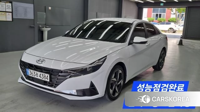 Hyundai Avante (CN7) 2022 Белый из Кореи