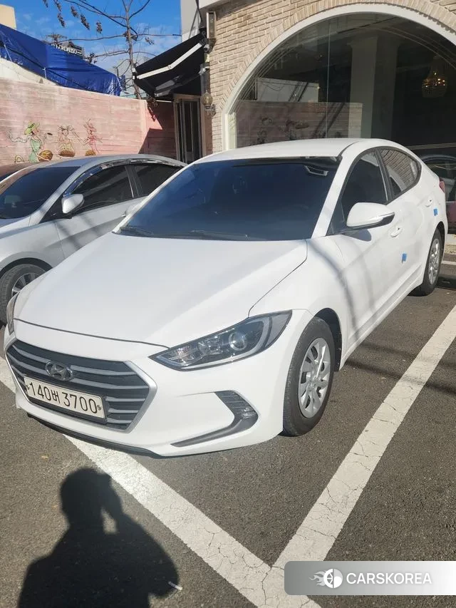 Hyundai Avante AD 2018 Белый из Кореи