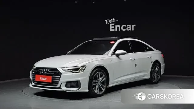 Audi A6 (C8) 2021 Белый из Кореи