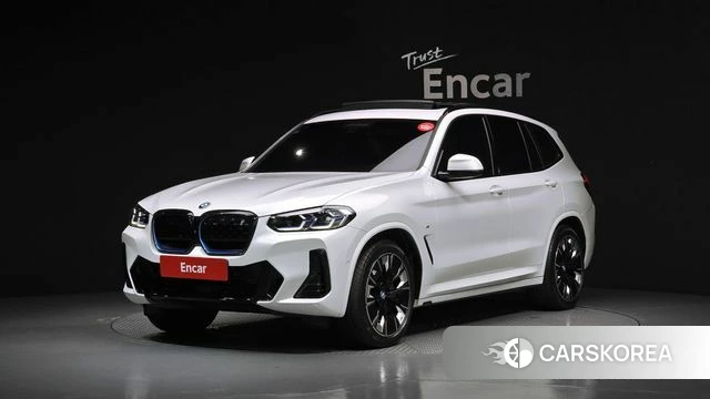 BMW iX3 2023 Белый из Кореи