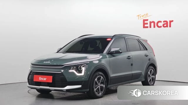 Kia Di Ol Nu Niro 2023 Зеленый из Кореи