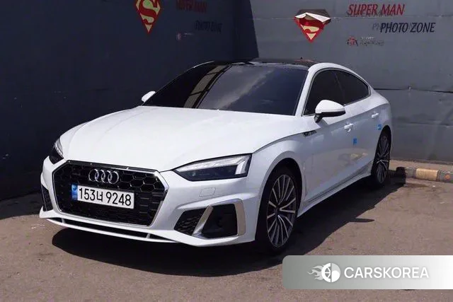 Audi A5 (F5) 2022 Белый из Кореи