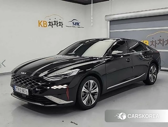 Kia K8 Hybrid 2023 Черный из Кореи