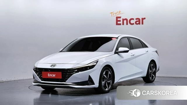 Hyundai Avante (CN7) 2020 Белый из Кореи
