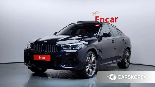 BMW X6 (G06) 2023 Черный из Кореи