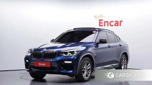 BMW X4 (G02) 2021 Синий из Кореи