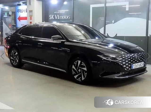 Hyundai The New Grandeur IG Hybrid 2020 Черный из Кореи