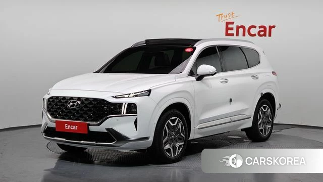 Hyundai The New Santa Fe 2022 Белый из Кореи