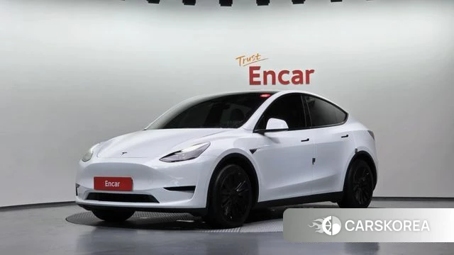 Tesla Model Y 2023 Белый из Кореи