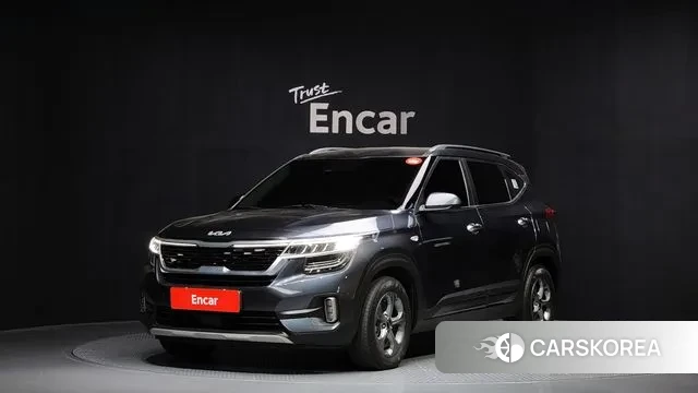 Kia Seltos 2021 Серый из Кореи