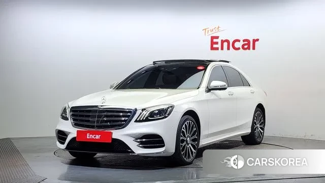 Mercedes-Benz S-Class W222 2019 Белый из Кореи