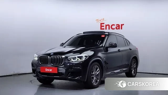BMW X4 (G02) 2021 Черный из Кореи