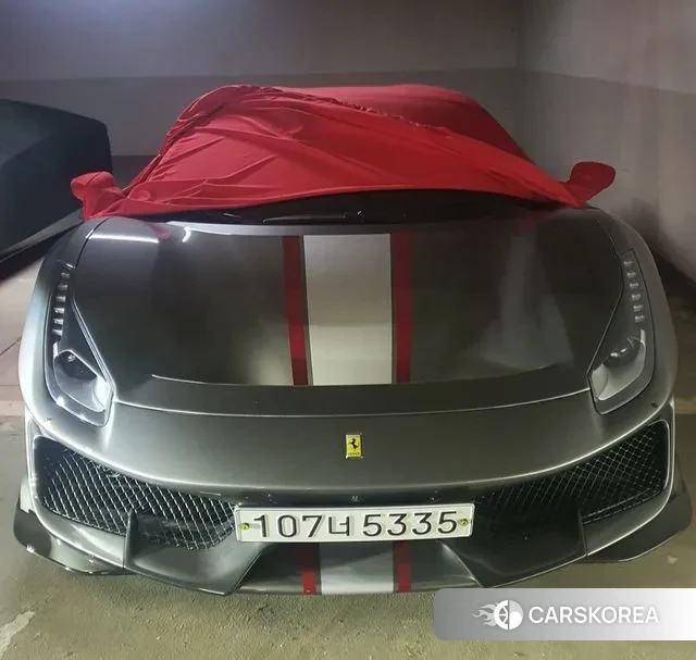 Ferrari 488 Pista 2020 Серый из Кореи