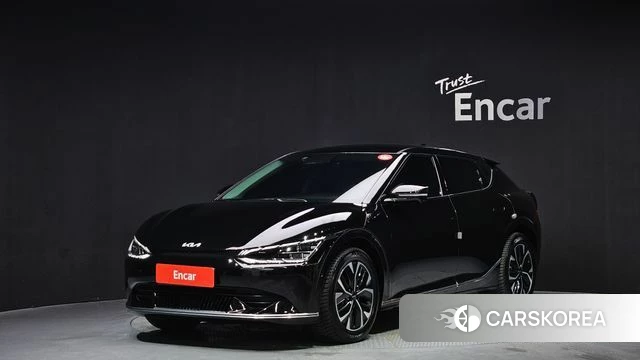 Kia EV6 2023 Черный из Кореи