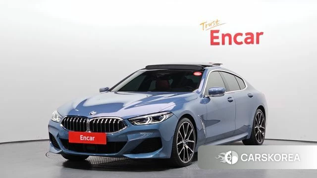 BMW 8 Series (G15) 2021 Небесно-голубой из Кореи