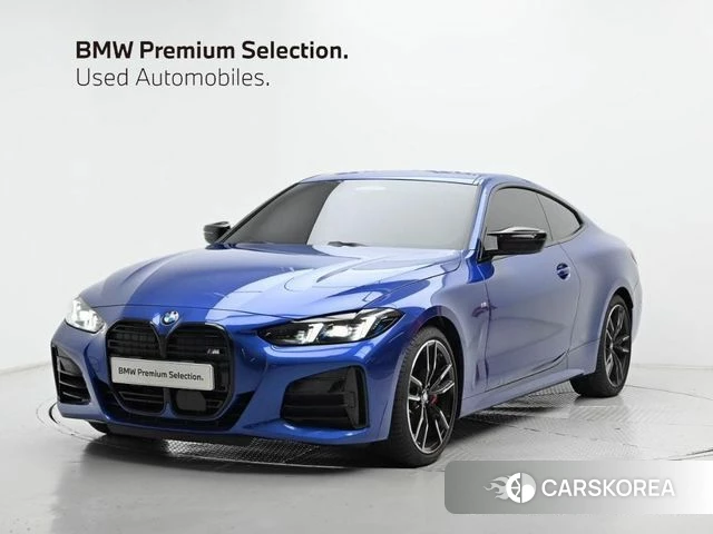 BMW 4 Series (G22) 2024 Синий из Кореи