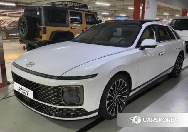 Hyundai Grandeur Hybrid (GN7) 2025 Белый из Кореи