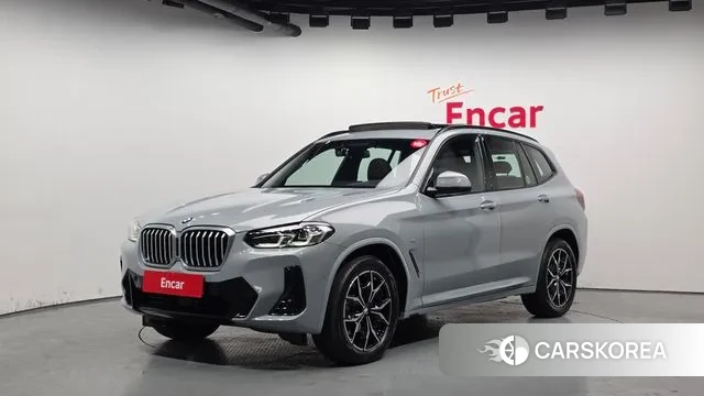 BMW X3 (G01) 2022 Серебристо-серый из Кореи