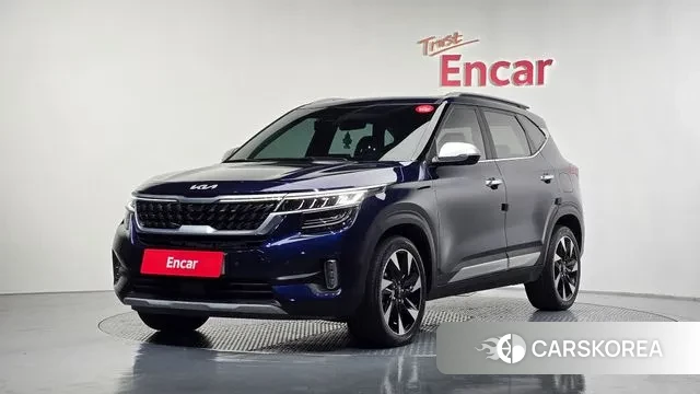 Kia Seltos 2022 Синий из Кореи