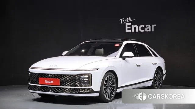 Hyundai Grandeur Hybrid (GN7) 2023 Белый из Кореи