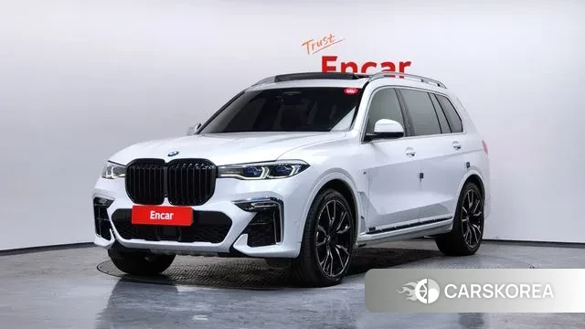 BMW X7 (G07) 2021 Белый из Кореи