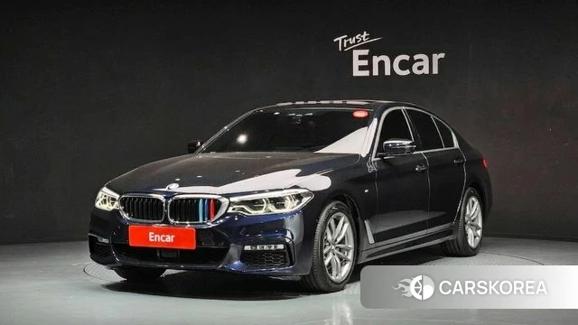 BMW 5 Series (G30) 2018 Синий из Кореи