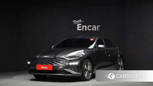 Kia K8 Hybrid 2022 Серый из Кореи