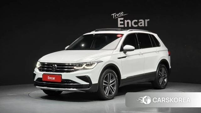 Volkswagen Tiguan second Generation 2023 Белый из Кореи