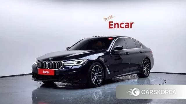 BMW 5 Series (G30) 2022 Черный из Кореи