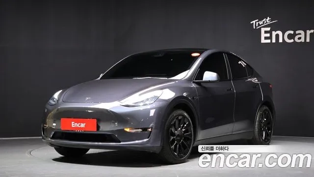 Tesla Model Y 2021 Серый из Кореи