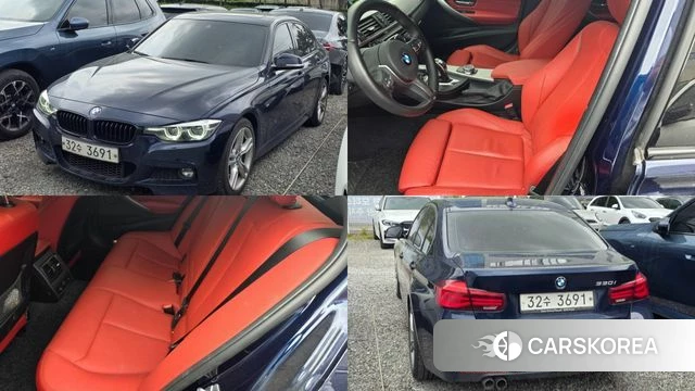BMW 3 Series (F30) 2018 Синий из Кореи