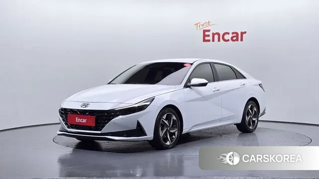 Hyundai Avante (CN7) 2020 Белый из Кореи
