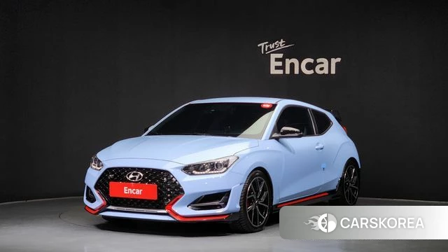 Hyundai Veloster (JS) 2022 Небесно-голубой из Кореи