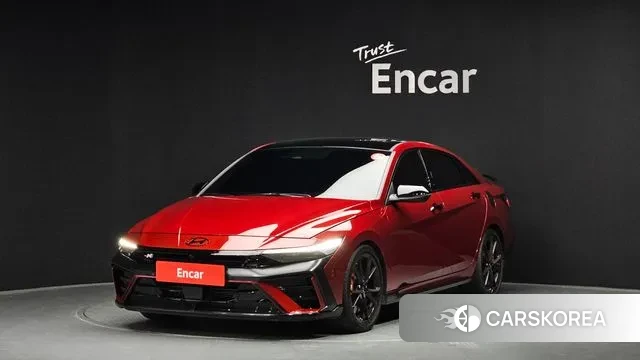 Hyundai The New Avante (CN7) 2024 Красный из Кореи