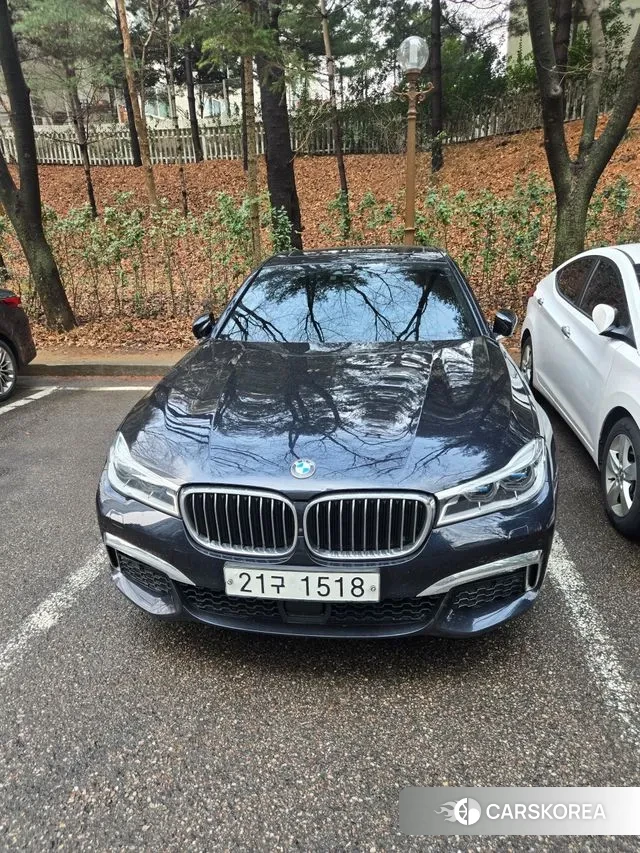 BMW 7 Series (G11) 2018 Черный из Кореи