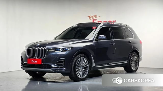 BMW X7 (G07) 2021 Серый из Кореи