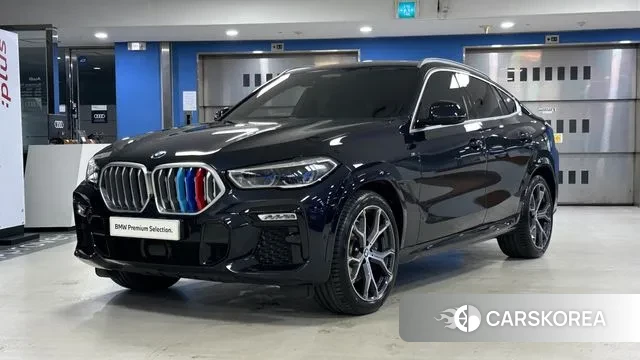 BMW X6 (G06) 2021 Черный из Кореи