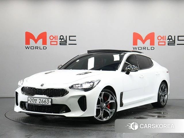 Kia Stinger 2018 Белый из Кореи