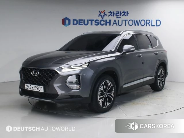 Hyundai Santa Fe TM 2019 Серый из Кореи