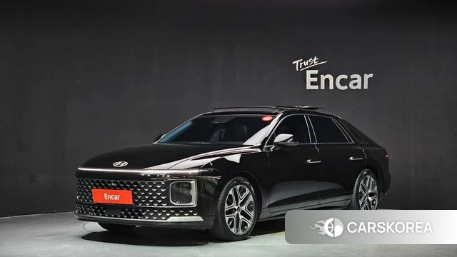 Hyundai Grandeur (GN7) 2023 Черный из Кореи